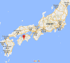 kochi, japan, google map